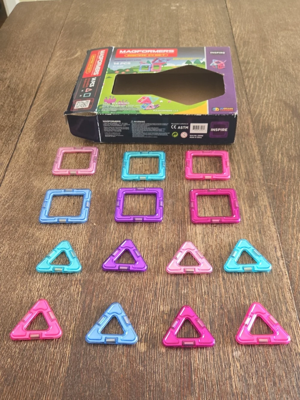 Magformers Inspire 14 Set - Magnetic Construction Set For Brain Development